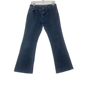THE LIMITED Slim‎ Boyfriend 312 bootcut Distressed Blue Denim Jeans Women Size 8